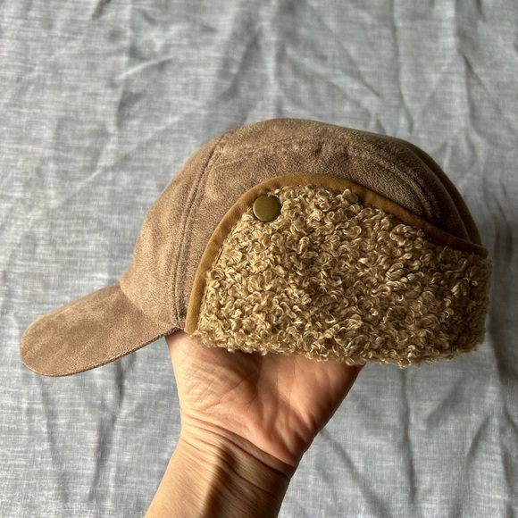 Hatland Winter Baseball Cap With Ear Flaps Sz S/M - Brown - Picture 5 of 7